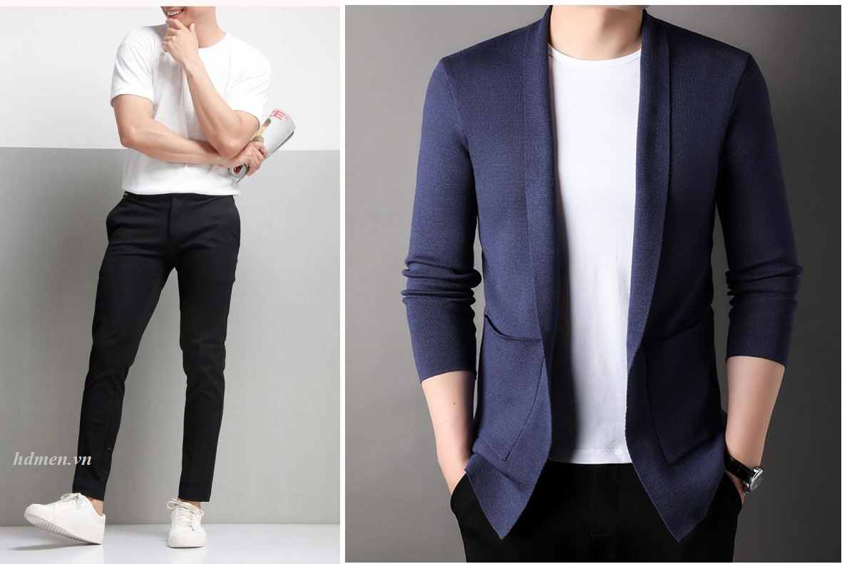 12 cách phối đồ với áo thun trắng nam đẹp 45 Áo thun trắng kết hợp quần âu và giày